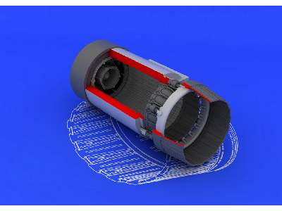 MiG-23 M/ MF exhaust nozzle 1/48 - Trumpeter - image 3