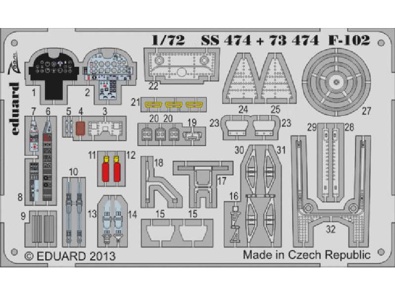 F-102 S. A. 1/72 - Meng - image 1