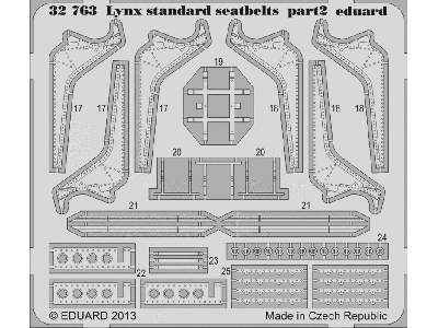 Lynx Mk.88 seatbelts 1/32 - Revell - image 3