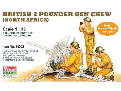 British 2 Pounder Gun Crew (North Africa) - image 1