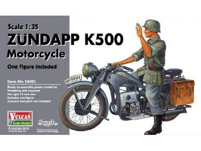 WW2 German Zundapp K500 Motorcycle - image 1