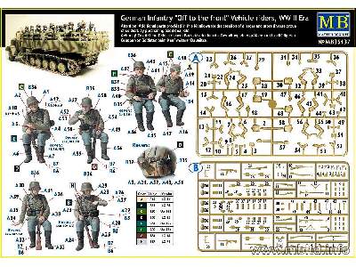 German Infantry - Vehicle riders - WW II Era - image 2