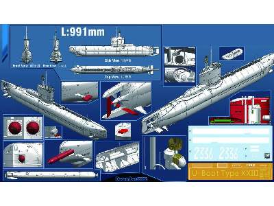 German Type XXIII U-Boat Costal Submarine - image 2