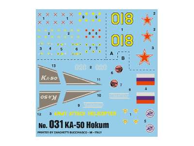 Kamov KA-50 Hokum z farbami i klejem - image 3