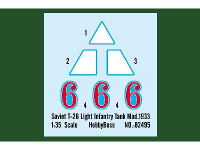 Soviet T-26 Light Infantry Tank Mod. 1933 - image 3