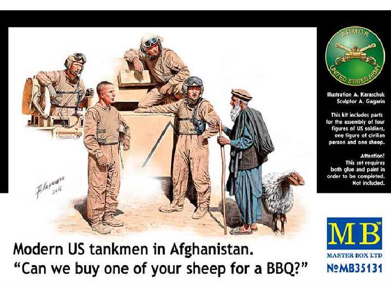 Modern US tankmen in Afghanistan - image 1