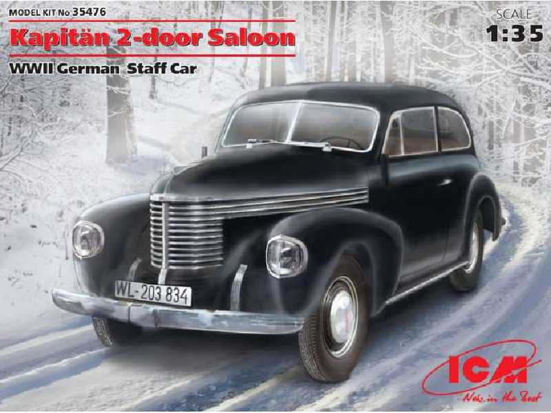 Kapitän 2-door Saloon, WWII German Staff Car - image 1