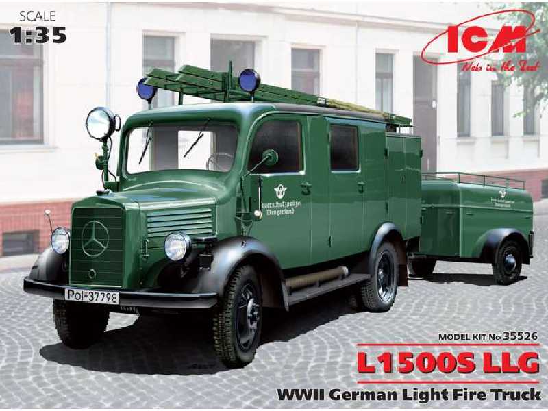 Mercedes L1500S LLG WWII German Light Fire Truck - image 1