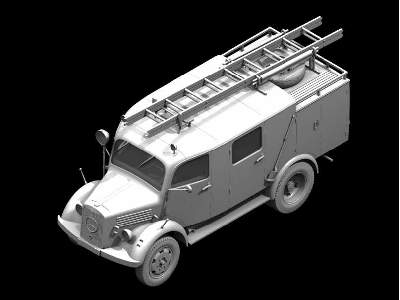 Mercedes L1500S LLG WWII German Light Fire Truck - image 2