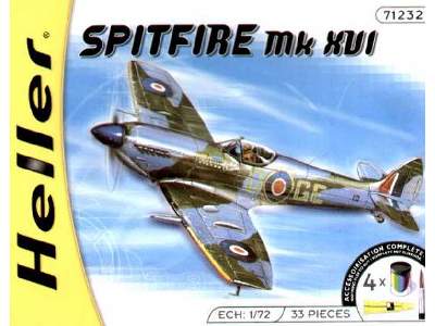 Spitfire MK XVI w/Paints and Glue - image 1