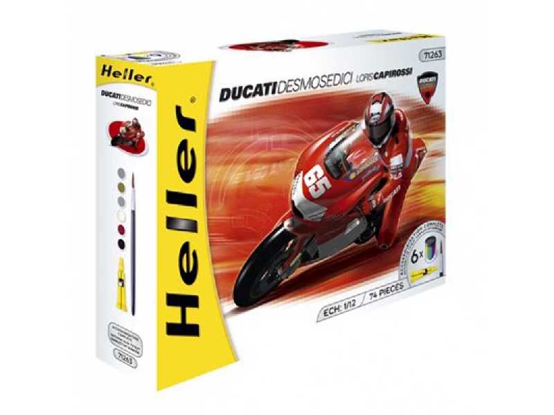 Ducati Desmosedici Loriss Capirossi w/Paints and Glue - image 1