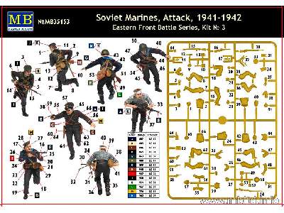 Soviet Marines, Attack, 1941-1942. Eastern Front - Kit No. 3 - image 2