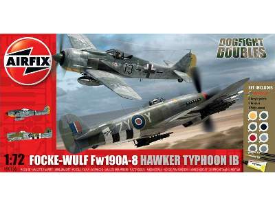 Focke Wulf Fw190A-8 and Hawker Typhoon Ib Dogfight Doubles Gift - image 1