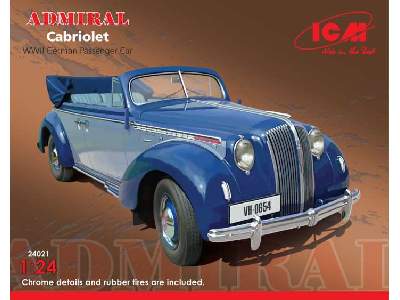 Opel Admiral Cabriolet - WWII German Passenger Car - image 1