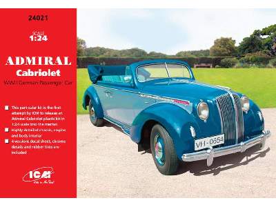 Opel Admiral Cabriolet - WWII German Passenger Car - image 12