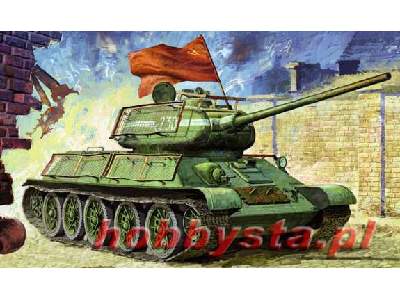 T-34/85 with Bedspring Armor - image 1