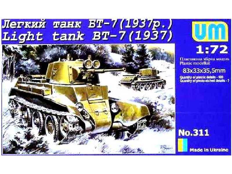 Light Tank BT-7 ( model 1937 ) w/conic Turret - image 1