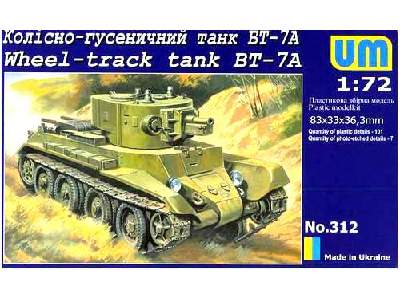 Wheel/Track Light Tank BT-7A w/Artillery Turret - image 1