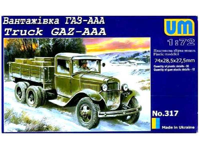 GAZ AAA Truck WWII 1 1/2 - ton - image 1