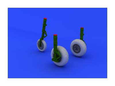 Me 262 wheels 1/48 - Tamiya - image 2