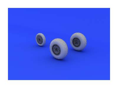 Me 262 wheels 1/48 - Tamiya - image 3