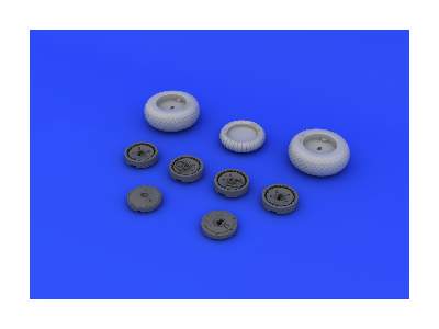 Me 262 wheels 1/48 - Tamiya - image 4