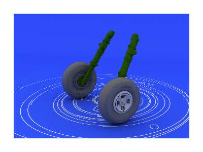 Spitfire wheels - 4 spoke 1/48 - Eduard - image 2