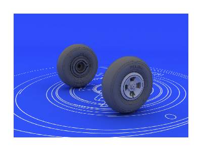 Spitfire wheels - 4 spoke 1/48 - Eduard - image 3