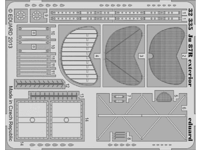 Ju 87R exterior 1/32 - Trumpeter - image 1