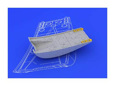 Spitfire 90gal slipper tank 1/48 - Eduard - image 2