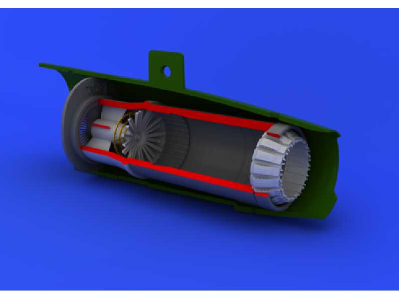 MiG-21PF/ PFM exhaust nozzle 1/48 - Eduard - image 1