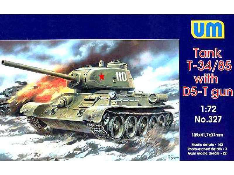 Tank of the USSR T-34/85 1943 g scale 1/43