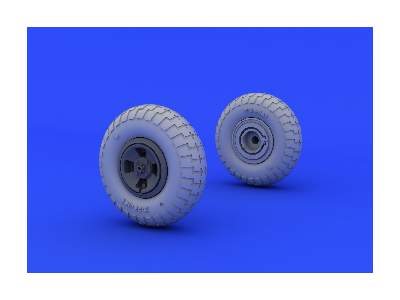 Spitfire wheels - 4 spoke w/ pattern 1/48 - Eduard - image 3