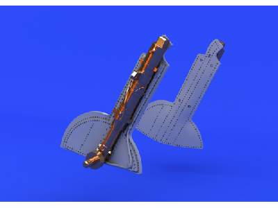 Spitfire undercarriage legs BRONZE 1/48 - Eduard - image 1