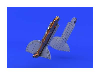 Spitfire undercarriage legs BRONZE 1/48 - Eduard - image 2