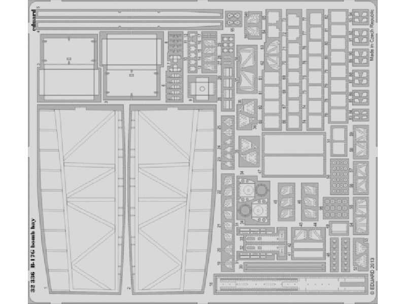 B-17G bomb bay 1/32 - Hk Models - image 1