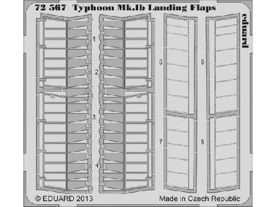 Typhoon Mk. Ib landing flaps 1/72 - Airfix - image 1