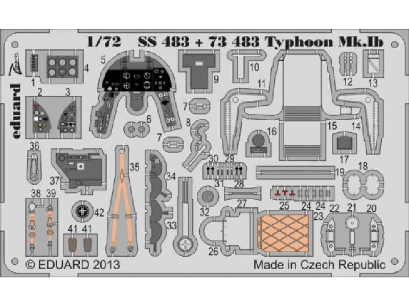 Typhoon Mk. Ib S. A. 1/72 - Airfix - image 1