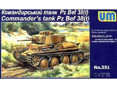 Light Tank PzBef 38 (t) Command Tank - image 1
