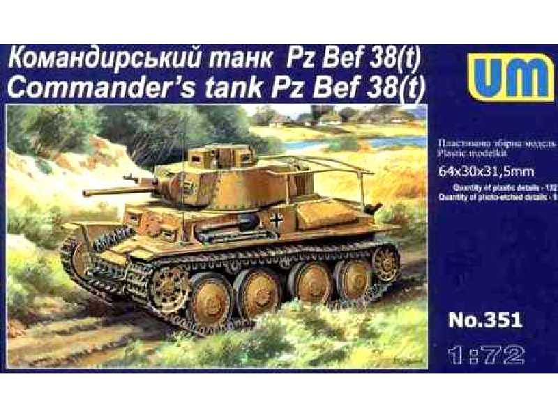 Light Tank PzBef 38 (t) Command Tank - image 1