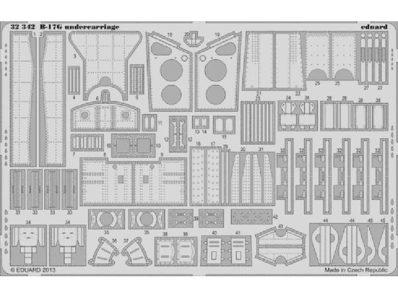 B-17G undercarriage 1/32 - Hk Models - image 1