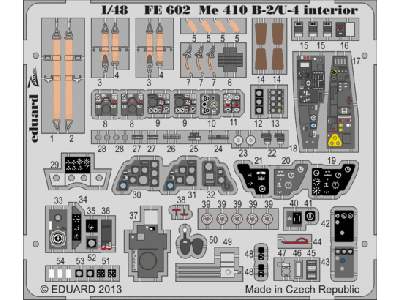 Me 410B-2/ U-4 interior S. A. 1/48 - Meng - image 1