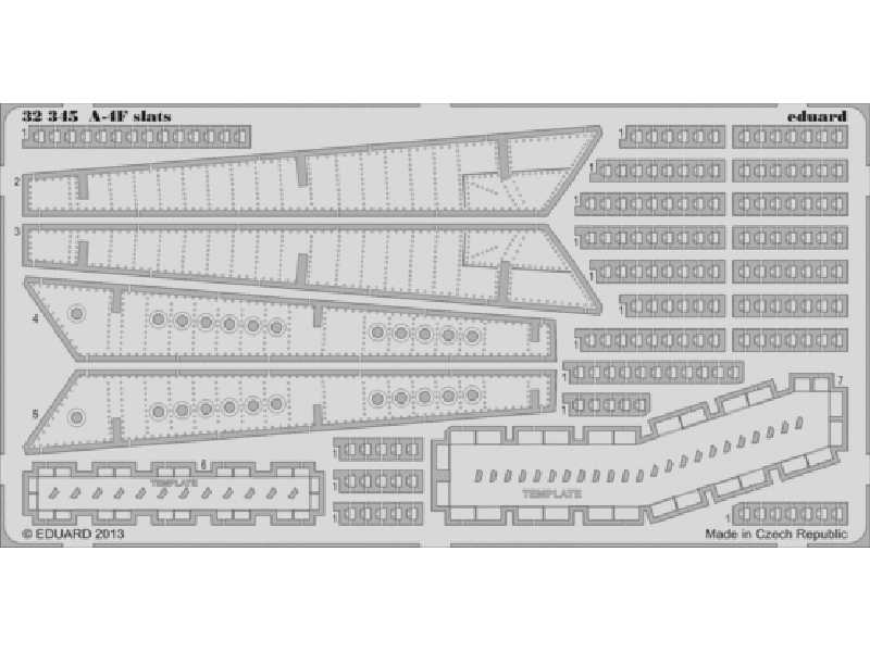 A-4F slats 1/32 - Trumpeter - image 1