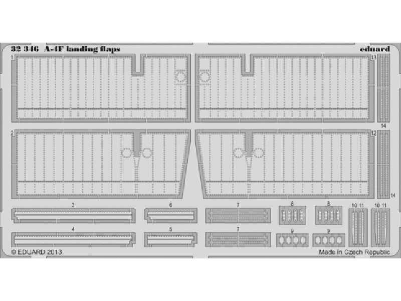 A-4F landing flaps 1/32 - Trumpeter - image 1