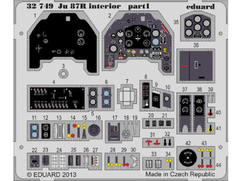 Ju 87R interior S. A. 1/32 - Trumpeter - image 1