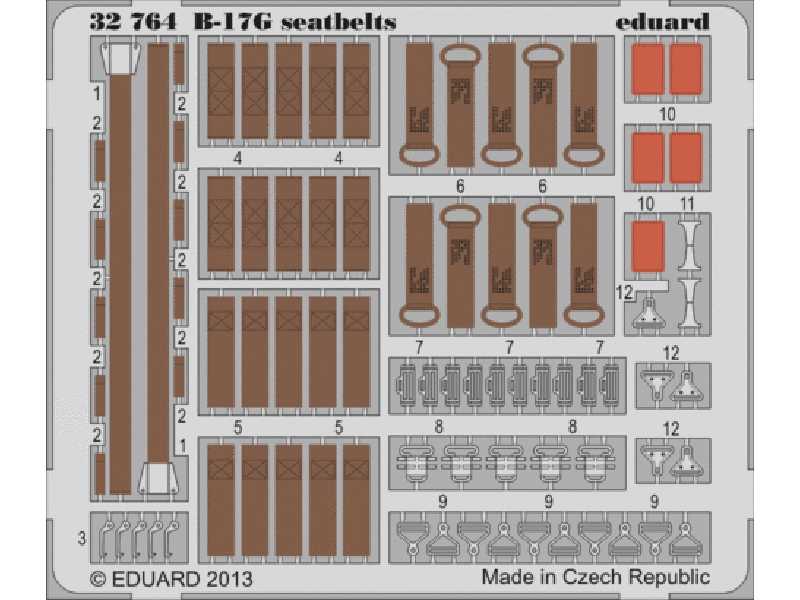 B-17G seatbelts 1/32 - Hk Models - image 1