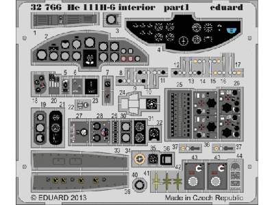 He 111H-6 interior S. A. 1/32 - Revell - image 1