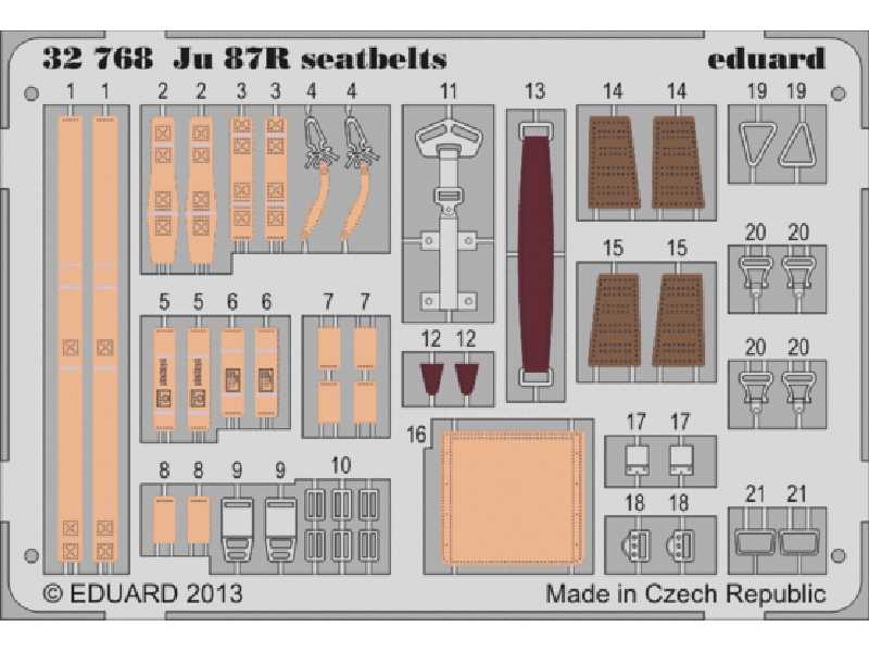 Ju 87R seatbelts 1/32 - Trumpeter - image 1