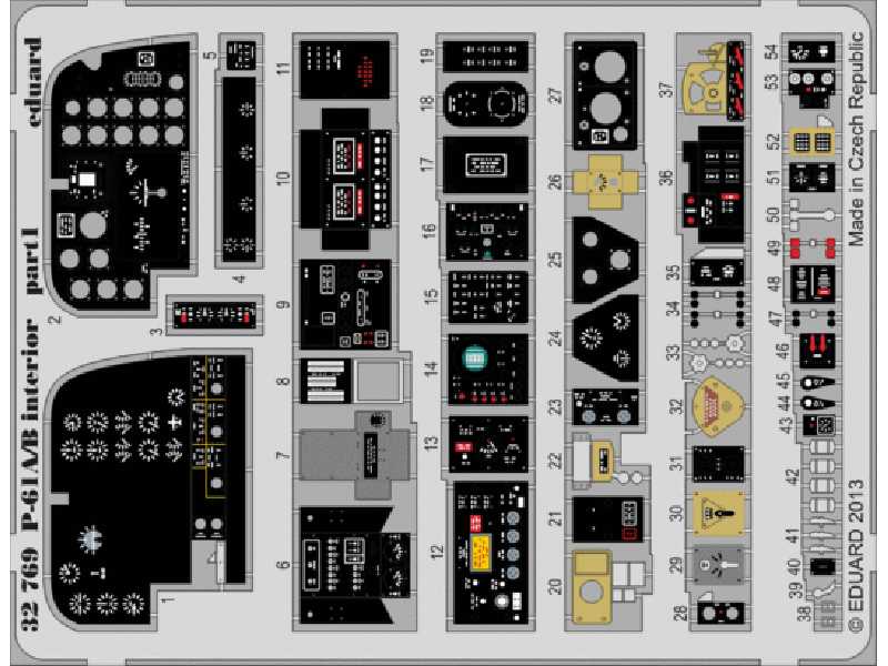 P-61A/ B interior S. A. 1/32 - Hobby Boss - image 1 P-61A/ B interior S. A. 1/32 - Hobby Boss - image 1