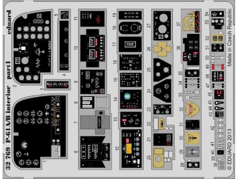 P-61A/ B interior S. A. 1/32 - Hobby Boss - image 1